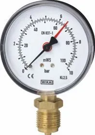 Mano-/Hydrometer, d:100mm, 0-1,0bar (10 m WS) - 81184065 von Buderus