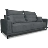 Vicco VitaliSpa Sofa Caprioli Anthrazit Schlaffunktion 236x100 cm modern Wohnzimmer Wohnzimmercouch Loungesofa Schlafcouch Klappsofa Taschenfederkern 2-Sitzer