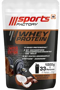 sports FACTORY Whey Proteinpulver 1,0 kg