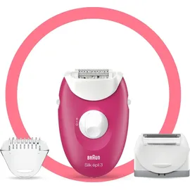 Braun Silk-épil 3 3-410 weiß/rosa