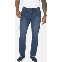 Cargojeans JAN VANDERSTORM "Cargojeans TUVE", Herren, Gr. 35, N-Gr, blau, Obermaterial: 75% Baumwolle CO. 23% Polyester PES. 2% Elasthan EL., Jeans