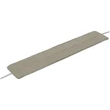 Muuto Linear Sitzkissen für Gartenbank 170 cm, hellgrau