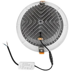 efectoLED LED Downlight Einbaustrahler 30W Rund AERO COB Ausschnitt Ø 200 mm 3000K Warmweiß