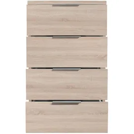 Die Möbelfundgrube Nachtschrank Smilla 46 x 42 x 79 cm Braun