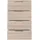 Die Möbelfundgrube Nachtschrank Smilla 46 x 42 x 79 cm Braun