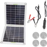 20w Tragbares, Faltbares Polykristallines Silizium-solarpanel - Hocheffizientes Ladegerät Für Auto-, Wohnmobil- Und Bootsbatterien