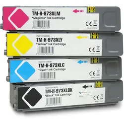 Kompatibel 4er Set HP 973X Druckerpatronen Tinte von Gigao