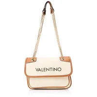 Valentino Damen Leith Re Stofftasche, Natur/Leder