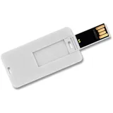 CLE CARDAN LIGHT EUROPE 8GB Speicherkarte in Mini Scheckkartenform weiß USB Stick Datenspeicher