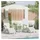 vidaXL Gartenstuhl 74 x 74 x 92 cm weiß 3 St.