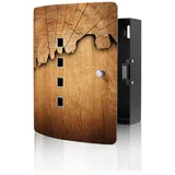 Banjado Design Schlüsselkasten Aus Edelstahl Für 10 Schlüssel 24x21,5x7cm Mit Magnetverschluss Motiv Holz