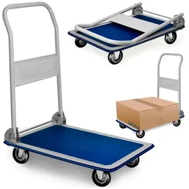 EDM Bollerwagen 82x48x73 cm blau/silber