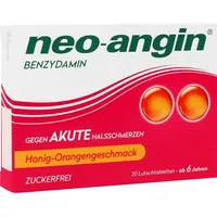 Klosterfrau neo-angin Benzydamin akute Halsschmerzen Honig-Orange