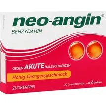 Klosterfrau neo-angin Benzydamin akute Halsschmerzen Honig-Orange