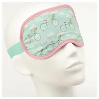 BEAZZ Schlafmaske Schlafmaske, Augenmaske, Schlafbrille - Fahrrad, Bequem - Perfekte Abdunklung, 1-tlg., HANDMADE IN GERMANY grün