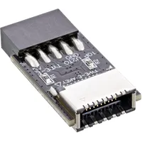 InLine USB 2.0 auf USB 3.2 Typ-E Adapter Schwarz