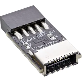 InLine USB 2.0 auf USB 3.2 Typ-E Adapter Schwarz
