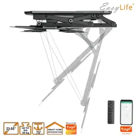 Easy Life EasyLife TV Deckenhalter Smart Home elektrisch schwenkbar 23 bis 55 Zoll VESA 400x400 Schwarz