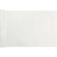 vidaXL Balkon-Sichtschutz 120 x 800 cm Weiß PVC