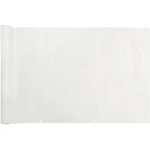 vidaXL Balkon-Sichtschutz 120 x 800 cm Weiß PVC