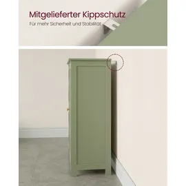 VASAGLE Badezimmerschrank 30 x 55 x 82 cm Grün