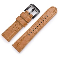 TW Steel Marc Coblen Armband Uhrenband Uhrenarmband Leder 22 MM Kroko Braun LB_BR_K_B