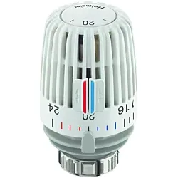 Heimeier K Thermostat-Kopf 6000-00.600 Clips/Einstellskala Temperaturwert, weiß, Standard