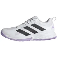 adidas Court Team Bounce 2.0 Damen Cloud White/Core Black/Powder Plum 45 1/3
