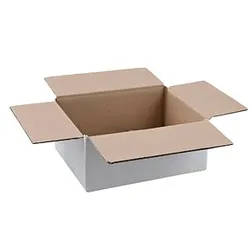 20 Nestler Wellpapp-Faltkartons 1-wellig weiß 22,5 x 16,0 x 10,2 cm Außenmaß