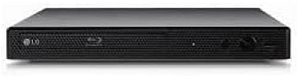 LG Electronics Blu-ray Player BP250 (Full HD-Upscaling, Wiedergabe externer Festplatten, HDMI- und USB-Anschluss), Schwarz, Maße: 2,7 x 4,1 x 19,5 cm