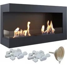 Kratki Wandkamin DELTA 900 schwarz