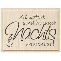 KnorrPrandell Knorr Prandell Stempel aus Holz, Motiv: Ab sofort
