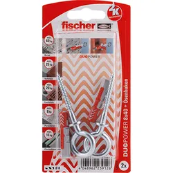 Fischer DUOPOWER 8X40 OH K Dübel+Öse 2 Stk.           18535227