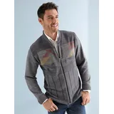 Sieh an! Strickjacke in Grau 46