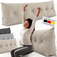 Eloneo Rückenkissen ‚Äì Keilkissen fürs Bett & Sofa, abnehmbarer