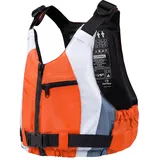 Owntop Schwimmhilfe für Erwachsene, Verstellbare 50N Auftriebsweste mit Taschen und Abnehmbarem Schrittgurt, Schwimmweste für SUP, Kajak, Angeln, Segeln & Kanu (Orange,M-L)