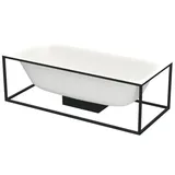 Bette BetteLux Shape Freistehbadewanne 3452-440PLUS 180x80x45cm, snow, Glasur Farbgruppe 2