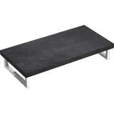 doporro Waschtischplatte Waschbeckenauflage 50x100cm Waschtischkonsole in Anthrazit für Waschschalen inkl. Konsolenhalterung Wandmontage - Grau