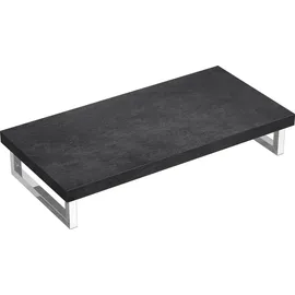 doporro Waschtischplatte Waschbeckenauflage 50x100cm Waschtischkonsole in Anthrazit für Waschschalen inkl. Konsolenhalterung Wandmontage - Grau