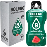 (165,28€/kg) 12 Sticks Bolero Wassermelone Pulver Getränkepulver zuckerfrei