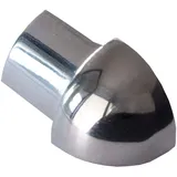 Dalsys Außeneck Fliesenschiene Viertelkreis 8mm, Edelstahl Poliert