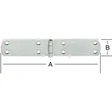 Vormann Franz.Kistenband gerollt,m.vern. Stift L 200mm Stahl verzinkt