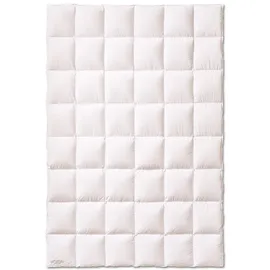 sanders-kauffmann Kauffmann Gänsedaunenbettdecke Weidegans Limited Edition Medium, 135x200cm, Ausgezeichneter Schlafkomfort und herrlich natürliches Schlafklima - Weiß