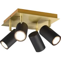 Trio Marley 4er Schwarz-Gold Metall