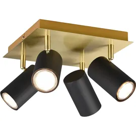 Trio Marley 4er Schwarz-Gold Metall