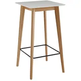 KADIMA DESIGN Bartisch Stehtisch 60 x 110 x 60 cm Weiß
