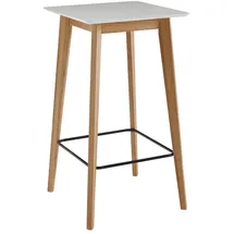 KADIMA DESIGN Bartisch Stehtisch 60 x 110 x 60 cm Weiß
