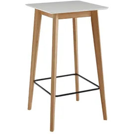 KADIMA DESIGN Bartisch Stehtisch 60 x 110 x 60 cm Weiß