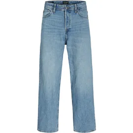 JACK & JONES "JJIALEX mit cleanem Look und Taschenvielfalt", Herren, Gr. 27, Länge 32, blau (med blau washed), Denim/Jeans, Obermaterial: 100% Baumwolle, Abriebeffekte, relaxed fit lang, Jeans, Baumwolle, relax fit
