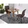Wohnling Esszimmertisch 80 x 78 x 80 cm sheesham
